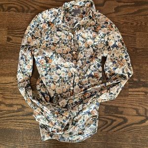 Zara man vintage floral print button down